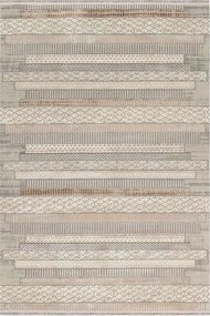 Σετ Χαλιά Κρεβατοκάμαρας 3Τμχ. Palma 25536 Grey-Beige New Plan SET(2 67X150&amp;67X210) Polypropylene-Polyester