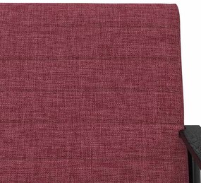vidaXL Πολυθρόνα Κόκκινο 59 x 75 x 78 εκ ύφασμα