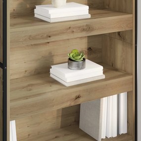 vidaXL Βιβλιοθήκη 80 x 30 x 155 εκ Επεξεργασμένο ξύλο