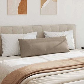 VidaXL Μαξιλάρι Καναπέ 2 τμχ. Ύφασμα Μικροΐνας Taupe 120 x 40 cm