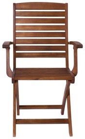 Πολυθρόνα SPOT Πτυσ/νη Acacia 55x54x90cm (Σετ 2 ΤΕΜ)