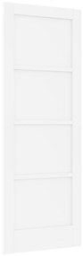 vidaXL Εσωτερική Πόρτα "ORKDAL" Λευκή 73.5x198.5x4 cm Στερεού Ξύλου Πεύκου