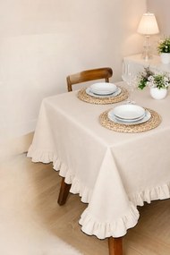 Stewehome Τραπεζομάντηλο μποέμ μοντέρνο από 100% βαμβάκι με πολυτελή ραφή 80x80 cm