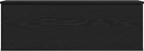 vidaXL Κουτί αποθήκευσης Μαύρη Οξυά 102 x 35 x 35 cm