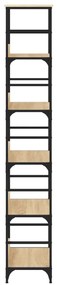 vidaXL Βιβλιοθήκη Sonoma Δρυς 50x33x188,5 εκ. από Τεχνητό Ξύλο
