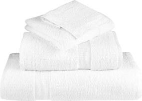 vidaXL Πετσέτα Επισκεπτών SOLUND 2 pcs Λευκό 15 x 21 cm 550 gsm