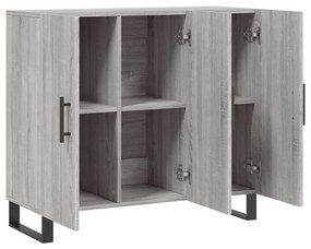 VidaXL Ντουλάπι Γκρι Sonoma 90 x 34 x 80 εκ. από Επεξεργασμένο Ξύλο