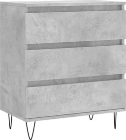 vidaXL Ντουλάπι Γκρι Σκυροδέματος 60x35x70 εκ. Επεξεργασμένο Ξύλο