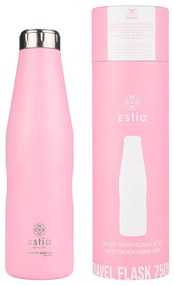 ΘΕΡΜΟΣ TRAVEL FLASK SAVE THE AEGEAN 750ml BLOSSOM ROSE ESTIA 01-22365