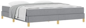 vidaXL Κρεβάτι με ελατήρια Ταμπά, Καφέ 180 x 200 cm