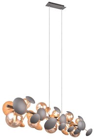 Φωτιστικό Κρεμαστό Trio Lighting BUBBLE 317401042 Ανθρακί (Anthracite)