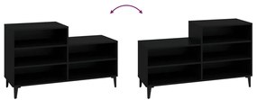 vidaXL Παπουτσοθήκη Μαύρο 102x36x60 εκ. από Επεξεργασμένο Ξύλο