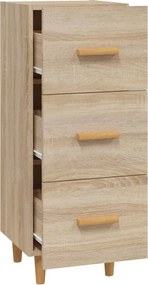 vidaXL Ντουλάπι Sonoma Δρυς 34,5x34x90 εκ. από Επεξεργασμένο Ξύλο