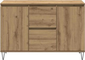 vidaXL Μπουφές Δρυς τεχνίτης 101,5 x 35 x 70 εκ. από Επεξεργασμένο Ξύλο