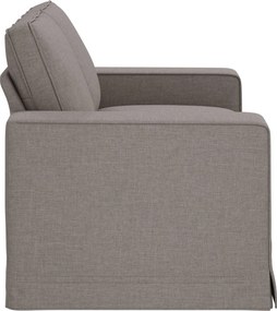 vidaXL Καναπές Taupe 162 x 80 x 82 εκ ύφασμα