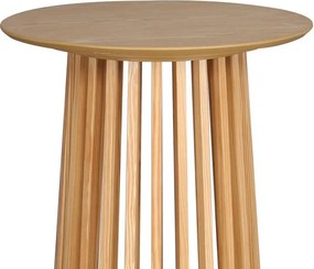 Τραπέζι μπαρ Fugol mdf φυσικό Φ60x105εκ 60x60x105 εκ.