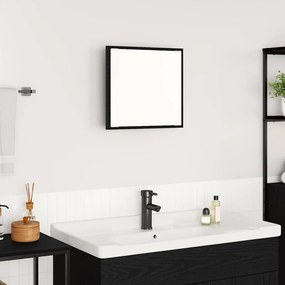 vidaXL Καθρέφτης Μπάνιου LED  Μαύρη Δρυός 40x8.5x37 εκ