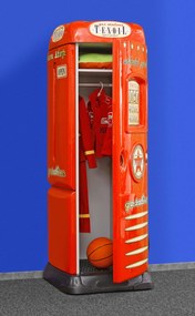 Γραφείο με ντουλάπα Gasoline-Kokkino