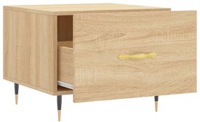 vidaXL Τραπεζάκι Σαλονιού Sonoma Δρυς 50x50x40 εκ. Επεξεργασμένο Ξύλο
