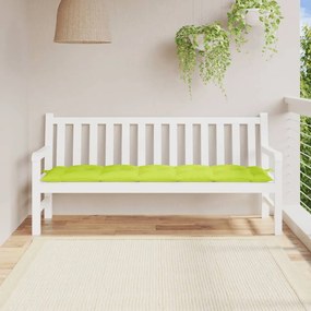 vidaXL Μαξιλάρι Πάγκου Κήπου Αν. Πράσινο 180x50x7 εκ. Ύφασμα Oxford