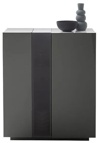 Ψηλός Μπουφές Σκούρο Γκρι 96x42x115 cm