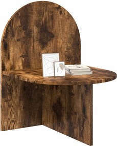 vidaXL Κομοδίνο Καπνιστή Δρυς 48 x 49 x 65 εκ.