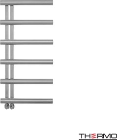 Thermo Accent Inox Brushed - Θερμαινομενη πετσετοκρεμάστρα - 50x100 cm
