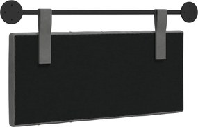 vidaXL Κρεμαστό Κεφαλάρι Σκούρο Γκρι Βελούδο