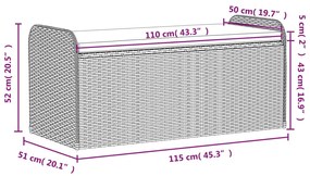 ΠΑΓΚΑΚΙ ΑΠΟΘΗΚΕΥΣΗΣ ΚΑΦΕ 115X51X52ΕΚ. ΣΥΝΘΕΤΙΚΟ ΡΑΤΑΝ ΜΑΞΙΛΑΡΙ 365729