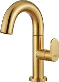 Armando Vicario Slim Brushed Gold 500010 – Μπαταρία νιπτήρα ψηλή χρυσή