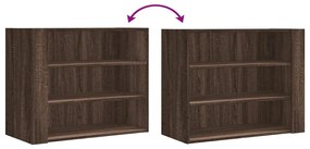 vidaXL Ντουλάπι Τοίχου Καφέ Δρυς 75x35x60 εκ. Επεξεργασμένο Ξύλο