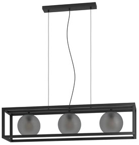 Φωτιστικό Κρεμαστό Eglo 390215 ARANGONA Μαύρο Ματ (Black Mat)