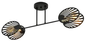 Φωτιστικό Οροφής 2xE27 Ατσάλι σε Μαύρο TALIA 1181/2 Made in Poland Emibig-1181/2-Μαύρο 1181/2