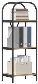 vidaXL Ράφι Βιβλίων artisan δρυς 40 x 30 x 109 εκ Επεξεργασμένο ξύλο