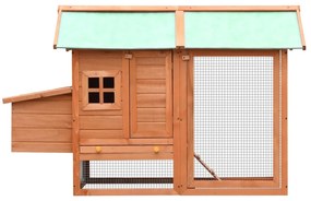 vidaXL Κοτέτσι 170 x 81 x 110 εκ. από Μασίφ Ξύλο Πεύκου και Ελάτης