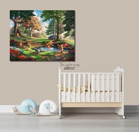 Παιδικός πίνακας σε καμβά Γουίνι KNV027 45cm x 65cm