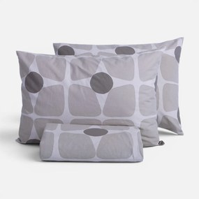 Σεντόνια Μονά (Σετ) Nef-Nef Homeware Casual Coreo Grey