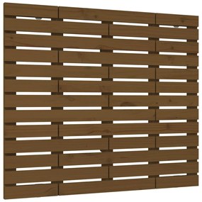 vidaXL Κεφαλάρι Τοίχου Μελί 141x3x91,5 εκ. από Μασίφ Ξύλο Πεύκου