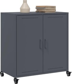 vidaXL Μπουφές Ανθρακί 68x39x72 εκ. από Ατσάλι