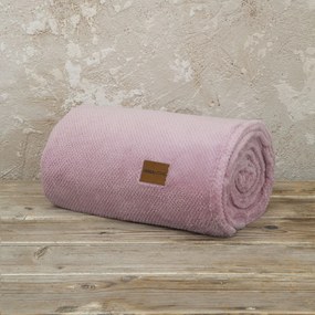 Κουβέρτα Καναπέ Fleece (130x170) Nima Living Mellow Ροζ