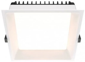 Χωνευτό Σποτ Οροφής Okno LED 24W 3000K Λευκό DL054-24W3K-W MAYTONI DL054-24W3K-W Λευκό