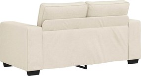 vidaXL Καναπές 2 pcs Μπεζ 221 x 80 x 82 εκ Ύφασμα μείγματος λινών