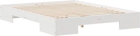 vidaXL Σκελετός Κρεβατιού Λευκό 160 x 200 cm