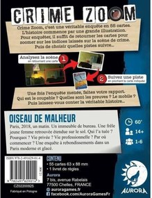 Επιτραπέζιο Παιχνίδι Asmodee Crime Zoom : Oiseau de Malheur 13 x 3 x 10 cm