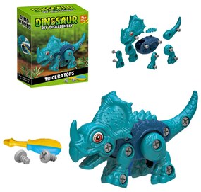 ΔΕΙΝΟΣΑΥΡΟΣ TRICERATOPS ΣΥΝΑΡΜΟΛΟΓΟΥΜΕΝΟ 31 ΤΕΜ 16x20x5,5cm ToyMarkt 913274 71-3254