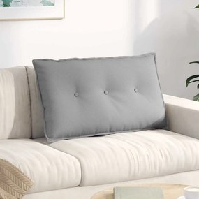 vidaXL Μαξιλάρι Πλάτης Σκίουρος Γκρί 80 x 50 x 19 cm ύφασμα