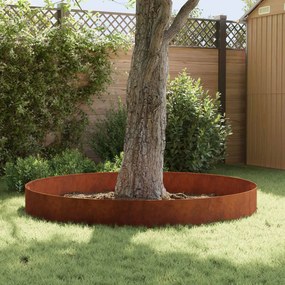 vidaXL Περίγραμμα γκαζόν 20 τμχ. 100 x 22 εκ Ατσάλι Σκ rusty