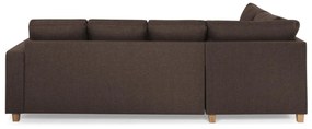 Γωνιακός Καναπές Scandinavian Choice C154, Δρυς, Καφέ, 254x194x82cm, Πόδια: Ξύλο | Epipla1.gr
