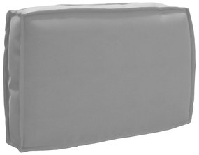 vidaXL Μαξιλάρι Παλέτας για Πλάτη Γκρι 60x40x12 εκ Ύφασμα Oxford