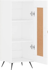 vidaXL Ντουλάπι Λευκό 34,5 x 34 x 90 εκ. από Επεξεργασμένο Ξύλο